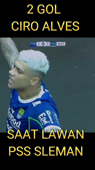 2 Gol Ciro Alves saat lawan pss sleman