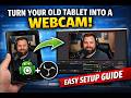 Turn Your Old Tablet Into a Webcam (DroidCam + OBS Setup Guide)