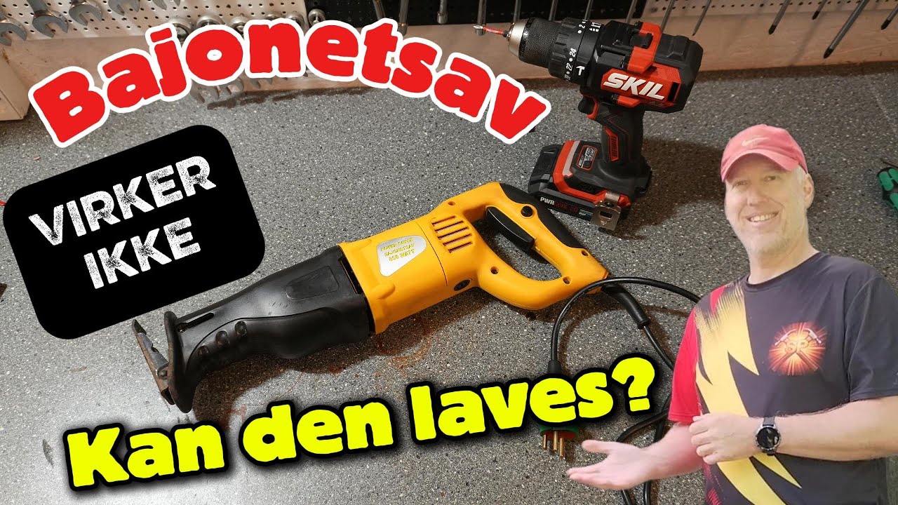 Bajonetsav. Virker ikke - Den er hel død.