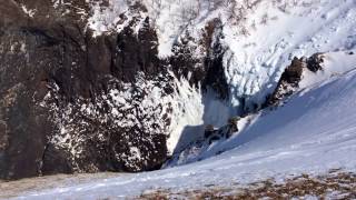 Snowy Frepe Waterfall in Shiretoko (Utoro) II (East Hokkaido ...