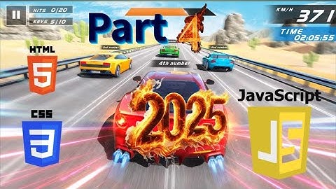 🚀🎮 HTML, CSS & JavaScript Racing Game Tutorial | Part 4 (2025 Edition) 🚀 @Codewith_kuldip
