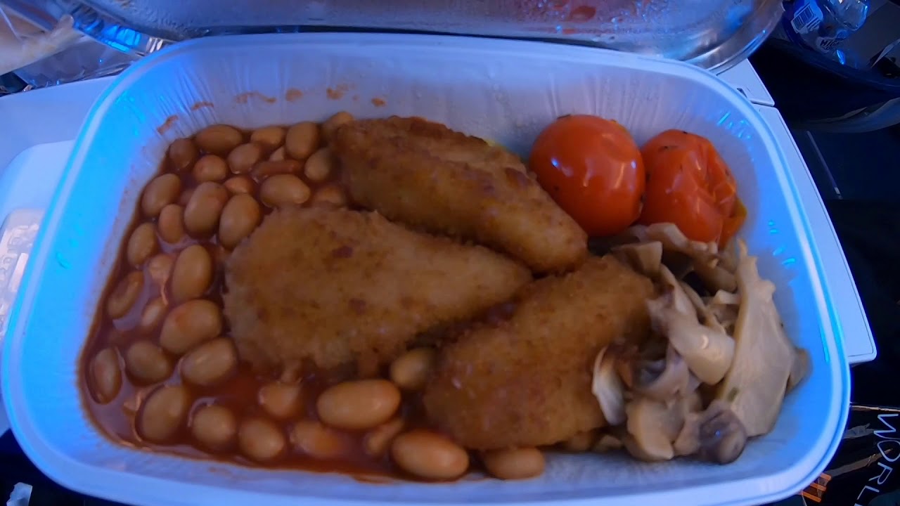 The Best Vegetarian Breakfast Meal At Kuwait Airways Economy Flight 