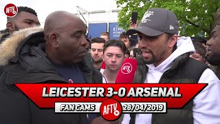 Leicester city 3-0 arsenal | they're a bunch of bottle jobs!! madison
destroyed us!