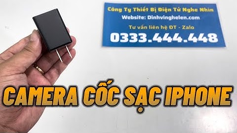 Camera Nguỵ Trang cốc Sạc Iphone Mẫu Mới Hình Ảnh Full 4K Xem Trực Tiếp Trên Điện Thoại Từ Xa