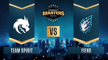 CS:GO - Team Spirit vs. Fiend [Mirage] Map 1 - DreamHack Masters Spring 2021 - Group A