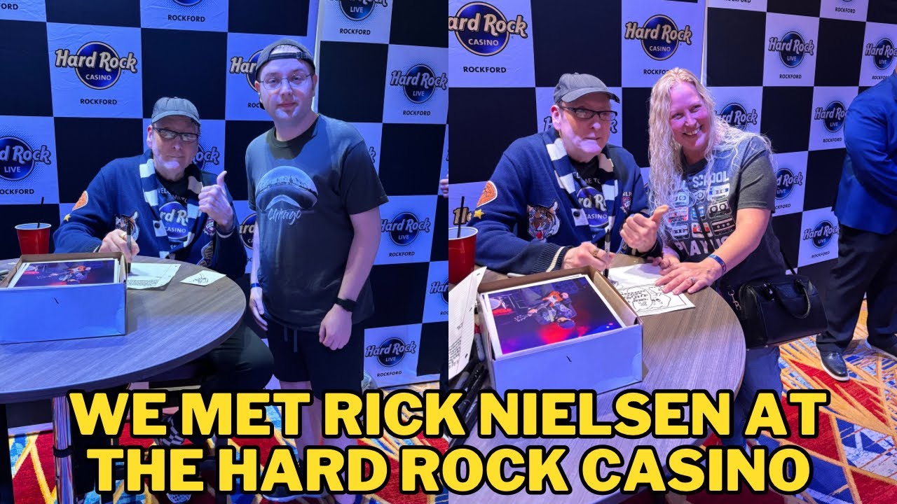 Rick Hardshell We Met Rick Nielsen At The Hard Rock Casino - YouTube