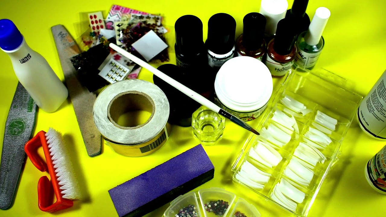 Curso para principiantes/ Materiales para Uñas Acrilicas - YouTube