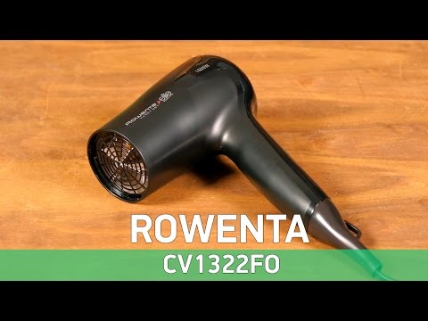 Rowenta CV1322FO - компактный и простой в использовании фен - Видео демонстрация