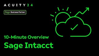 Sage Intacct 10 Minute Overview