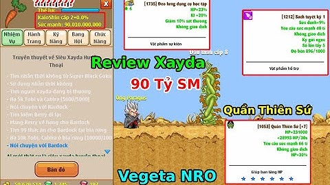 Ngọc Rồng Online - Review Acc Xayda Của Youtuber Và Ước 15 Bộ Ngọc Rồng Băng Đổi Nội Tại NRO