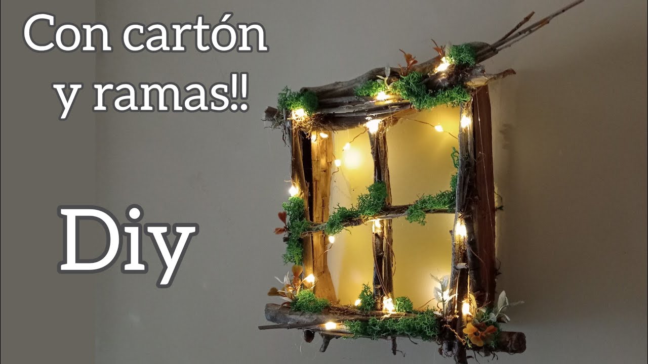 MIRA lo que PUEDES HACER con RAMAS SECAS Y CARTÓN 💕Manualidades con reciclaje ♻️