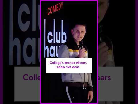 Collega's kennen elkaar naam niet eens