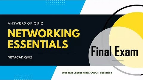 Live Cisco Networking Essentials Final Exam | Module Group 1-5: Exam with Correct Answers Prove.