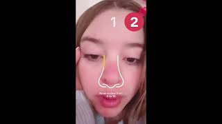 Tap The Screen And Show Nose