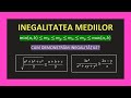 INEGALITATEA MEDIILOR DEMONSTRATIE PENTRU TREI NUMERE GENERALIZATA FORMULA EXERCITII MATE CLASA 9