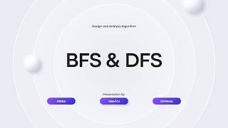 BFS &amp; DFS Algorithm