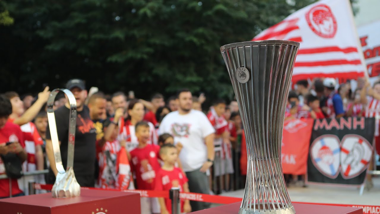 Η Σπάρτη υποδέχθηκε τα δύο Ευρωπαϊκά τρόπαια του Ολυμπιακού​!