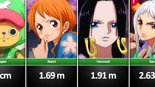 Height of One Piece Characters