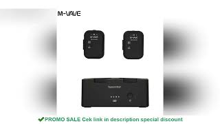M-VAVE WP-12 2.4G Wireless Earphone Monitor Audio System Transmission Stereo Mono Recorder Rechargea