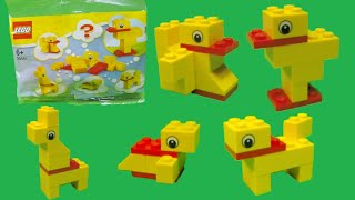 backup Placeret stum LEGO Build a Duck Polybag 30541 - YouTube