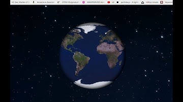 Spinning Earth - html | css animation