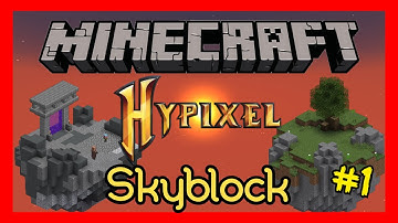 Minecraft Hypixel Skyblock: First Impressions #1