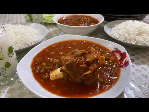 مرق الفاصوليا الخضراء