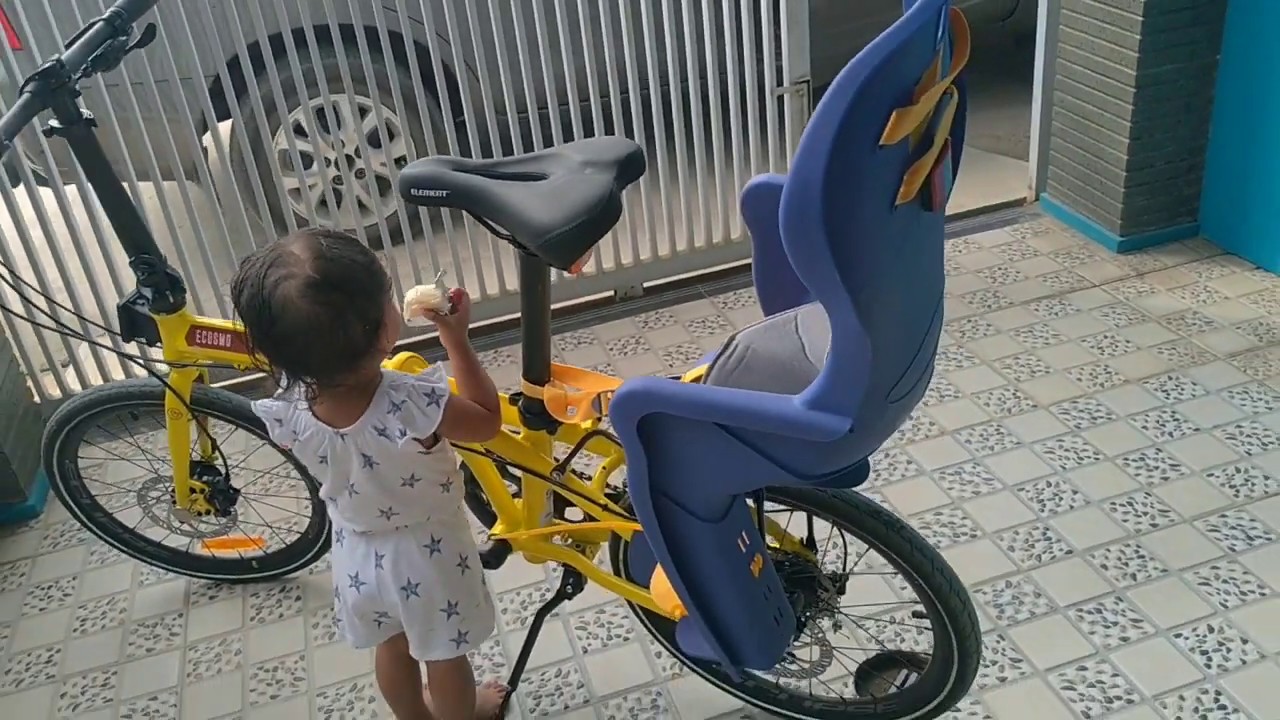  Sepeda lipat element ecosmo bisa untuk boncengan - YouTube