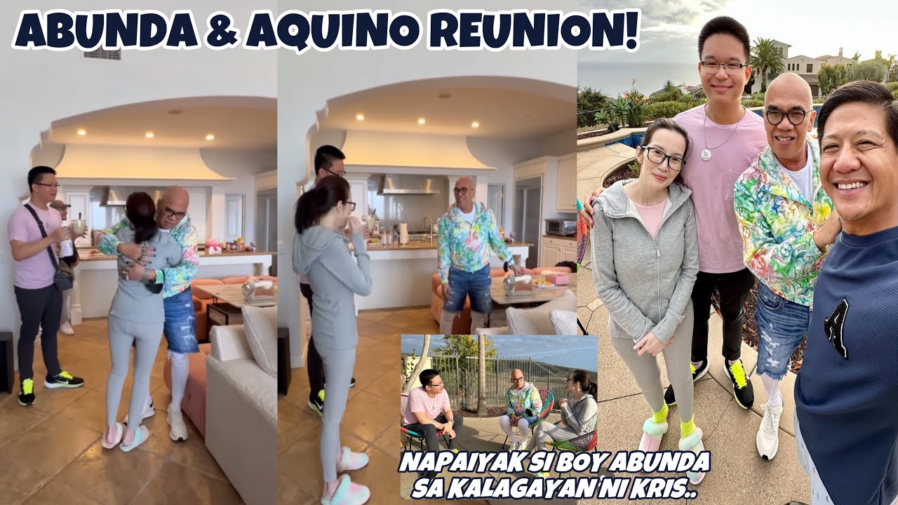 AQUINO & ABUNDA REUNION 😍 NAPAIYAK SI BOY ABUNDA NANG MAKITA ANG