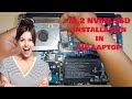 How to install M.2 NVME SSD in HP Laptop - Model No. 15S-GY0001AU