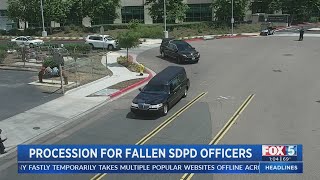 Procession Honors Fallen SDPD Detectives