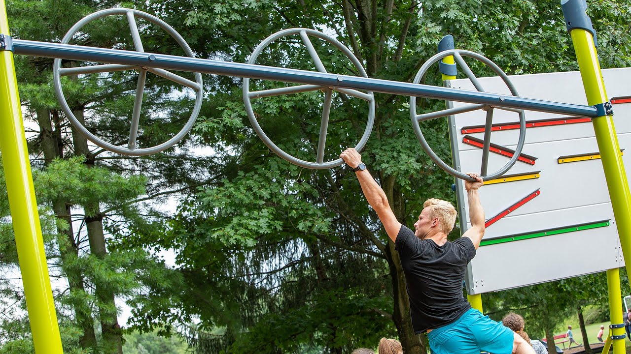 FitCore™ Extreme Spiderwalk Teen Obstacle Course Structure