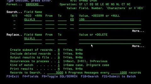 DBU Search & Replace Video Demo