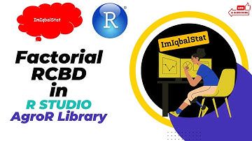Factorial RCBD in R studio through AgroR Library #data  #anova  #rstudio #dataanalysis