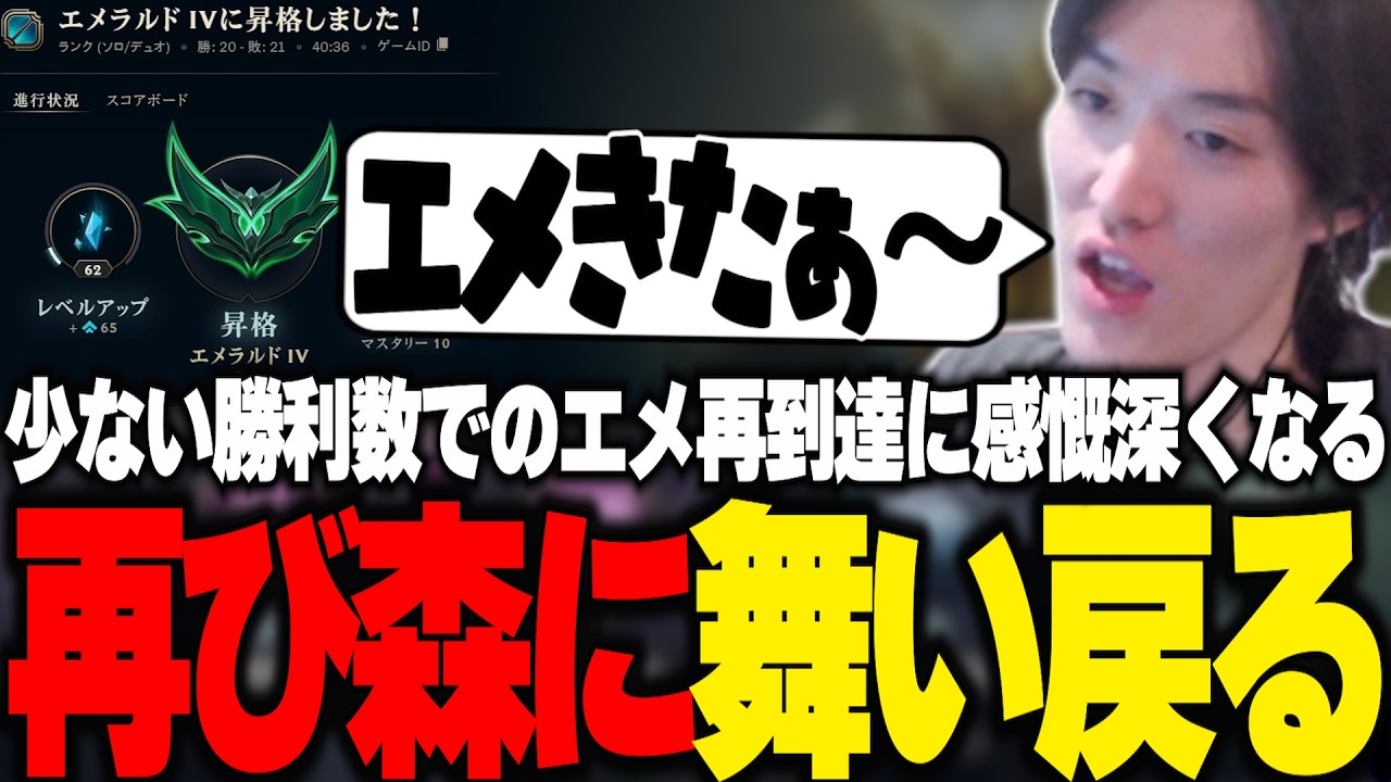 再び森に舞い戻りエメラルドに再到達するやうじ【LoL/RIDDLE ORDER/ゆきお】