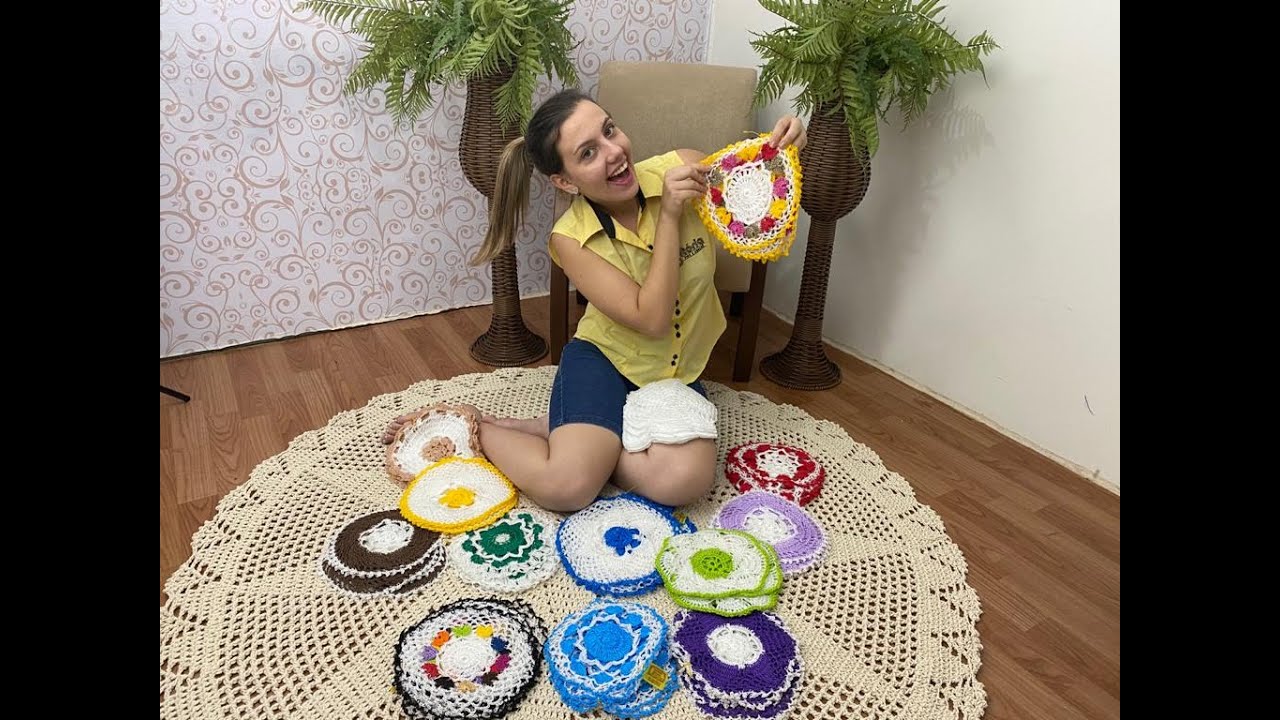 Toalhinhas de Crochê feitas pelo Tio João ❤️