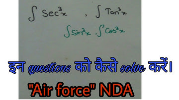 Integration for NDA exam 2021,Air force,Navy  by course 4 force