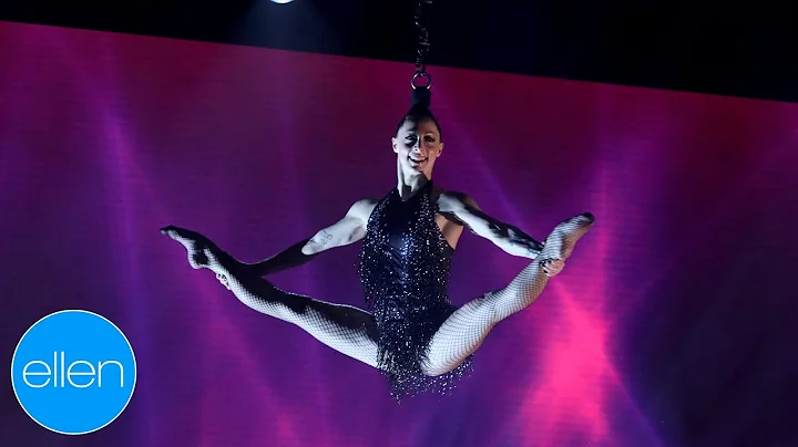 Aerialist Erin Blaire Stuns with Hair-Raising Perf...