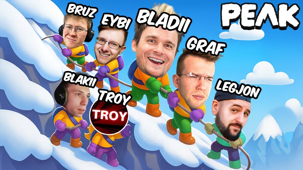 PEAK w 7 OSÓB!!! 🔥 GRAF + BRUZ + BLADII + BLAKII + TROY + EYBI + LEGJON *Eybi się Rozjuszył* | PEAK