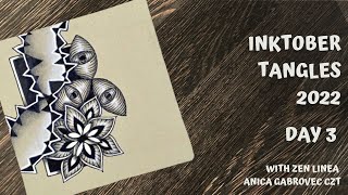 Inktober Tangles 2022 • Day 3 • ISEA-U