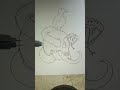 analogi #draw #drawing #speeddraw #art #artjourney #skull #drawingideas #drawingshorts #snake #crow