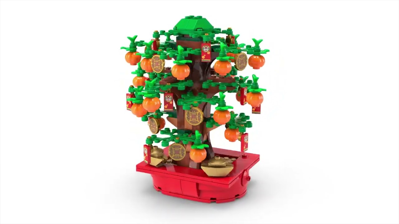 LEGO Para Ağacı 40648 - 9 Yaş ve Üzeri Çocuklar için Yeni Ay Yılı