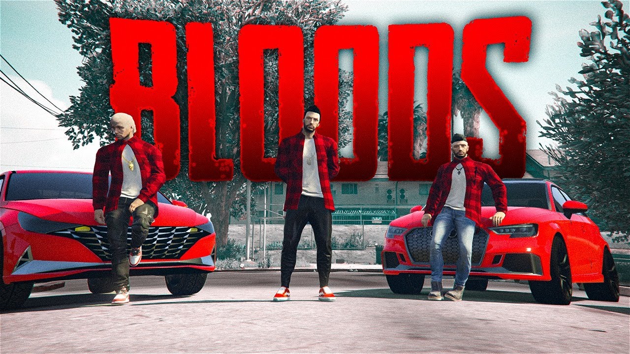 Bloods Gang Roleplay 🔥 Robberies and Fun with Gangs 🔥 #bloods #