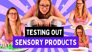 Autistic adult tests out sensory products