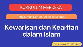 Summary of Islamic Religious Education Material for Grade 12 Chapter 4 Independent Curriculum