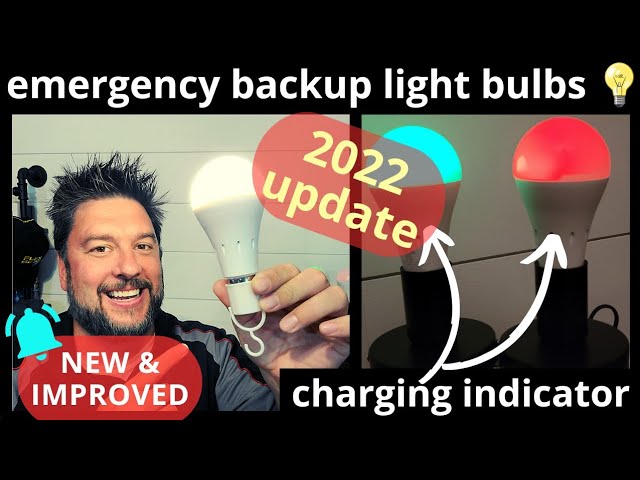 💡Jackonlux UPGRADED emergency backup light bulbs. Battery powered rechargeable light bulbs [429] 🔋💡