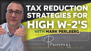 How to Reduce Taxes as a High Income W-2 Employee