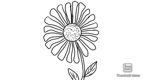 How To Draw A Sunflower Autodesk Sketchbook Kids Drawing