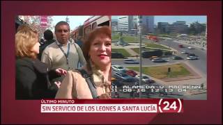 Metro de Santiago informa que siete estaciones de la Línea 1 se encuentran sin servicio