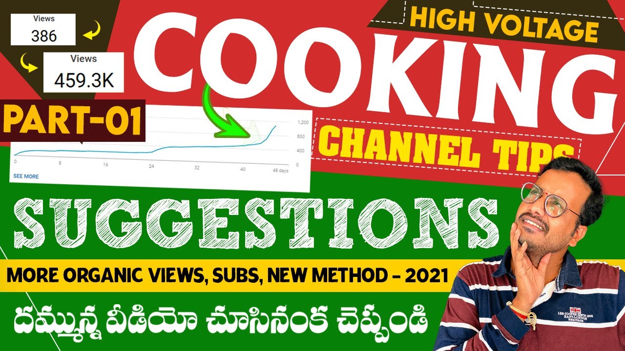 Cooking channel tips telugu Cooking tips and tricks Youtube beginner